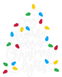 My Favorite Color Is Christmas Lights Family Christmas Tree Ladies Essential Tank