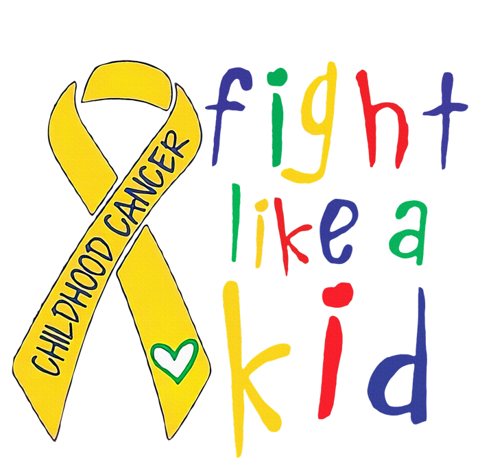 Fight Like Gold Ribbon Childhood Cancer Awareness T-Shirt