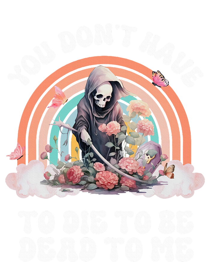 You Dont Have To Die To Be Dead To Me Sarcastic Skeleton Impact Tech Backpack