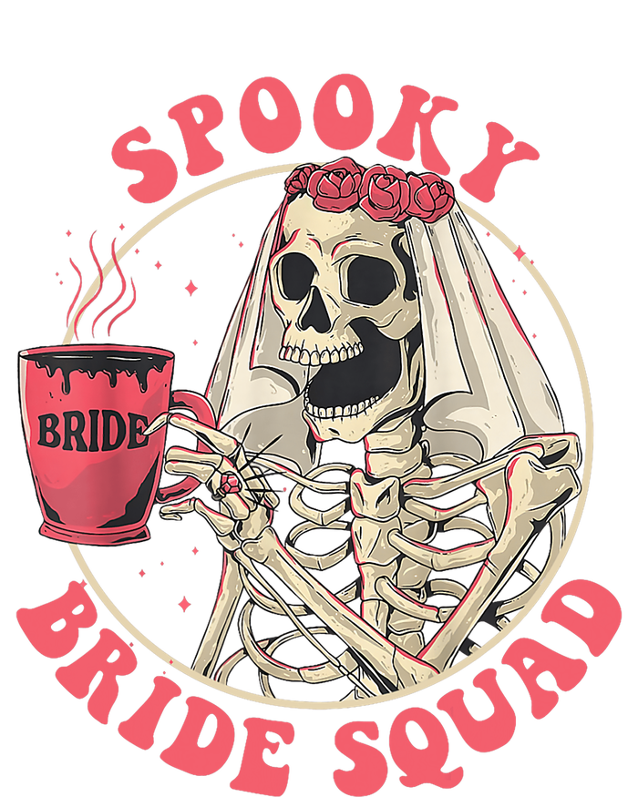 Spooky Bride Squad Halloween Bachelorette Party Women's T-Shirt