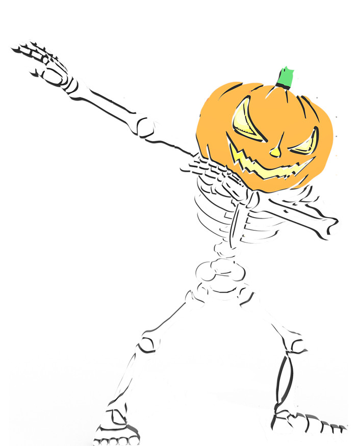 Dabbing Halloween Skeleton Jack O Lantern Pumpkin Skull Dab Gift Kids Sweatshirt