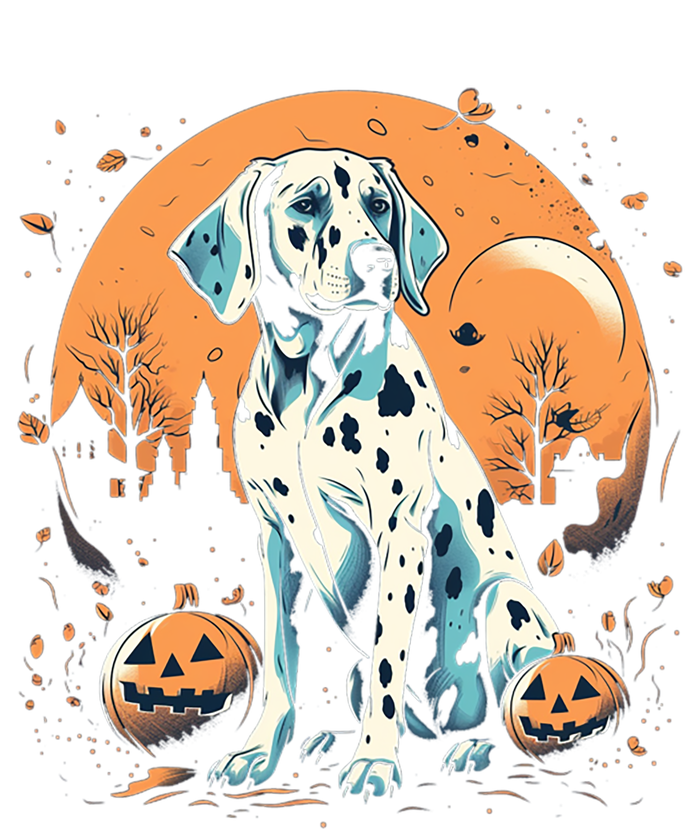 Dalmatian Pumpkin Halloween Costume Dog Puppy Gift T-Shirt