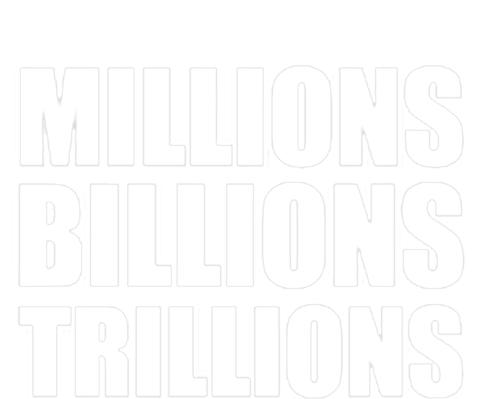 Millions Billions Trillions Performance Long Sleeve Polo