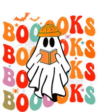 Booooks Groovy Cute Ghost Book Retro Reading Halloween Great Gift T-Shirt