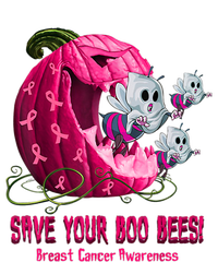 Breast Cancer Awareness Boos Pumpkin Save Your Boo Bees Gift T-Shirt