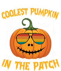 Coolest Pumpkin In The Patch Halloween Pumpkin Sunglasses Gift Full Zip Hoodie