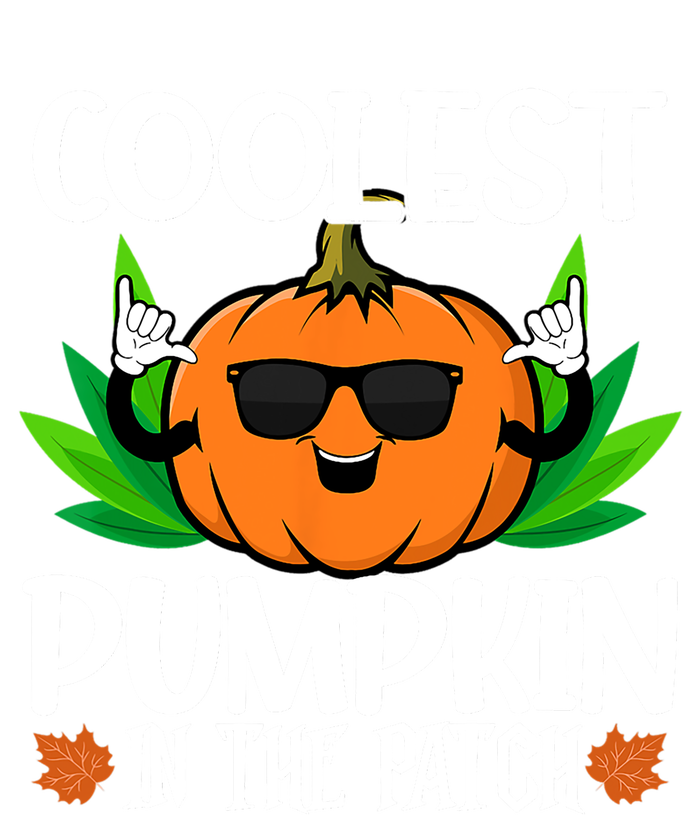 Coolest Pumpkin In The Patch Sunglasses Pumpkin Halloween Gift Stripe Pom Pom Beanie