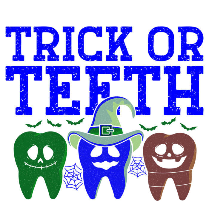 Cute Trick Or Teeth Dentist Halloween Funny Dental Hygienist Gift T-Shirt