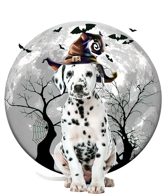 Dalmatian Dog And Moon Halloween Costume Dog Lover Funny Gift Ladies Essential Flowy Tank