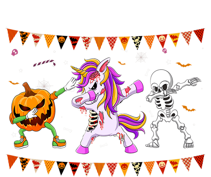 Funny Halloween Dabbing Skeleton Unicorn Zombie Pumpkin Dab Funny Gift T-Shirt