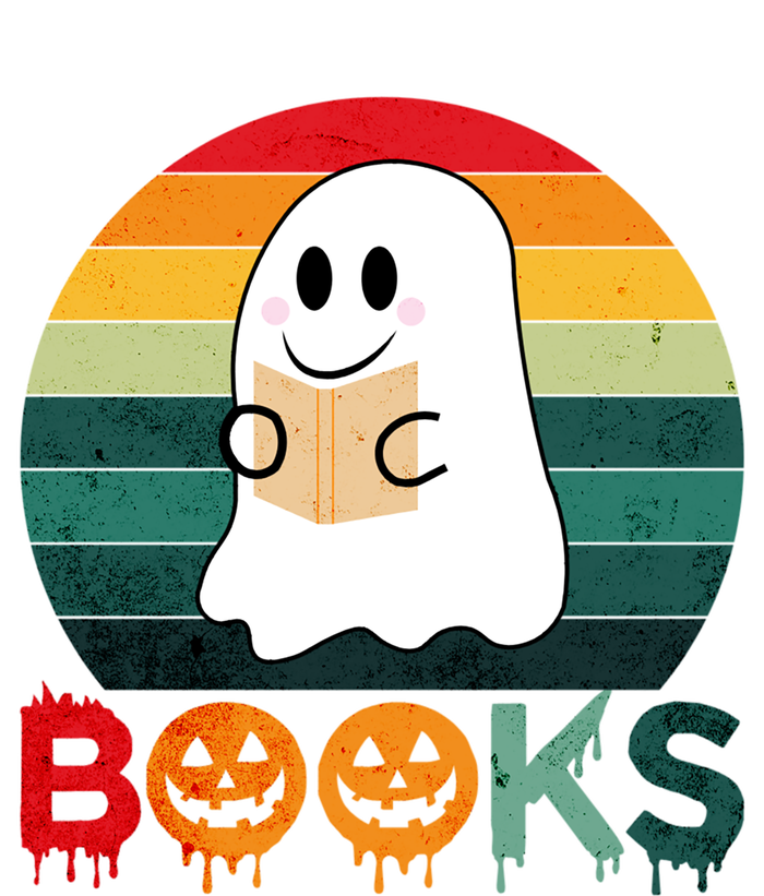 Ghost Reading Books Halloween Design Cute Gift Poster