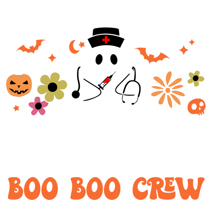 Groovy Boo Boo Crew Nurse Ghost Scrub Top Halloween Costume Gift T-Shirt