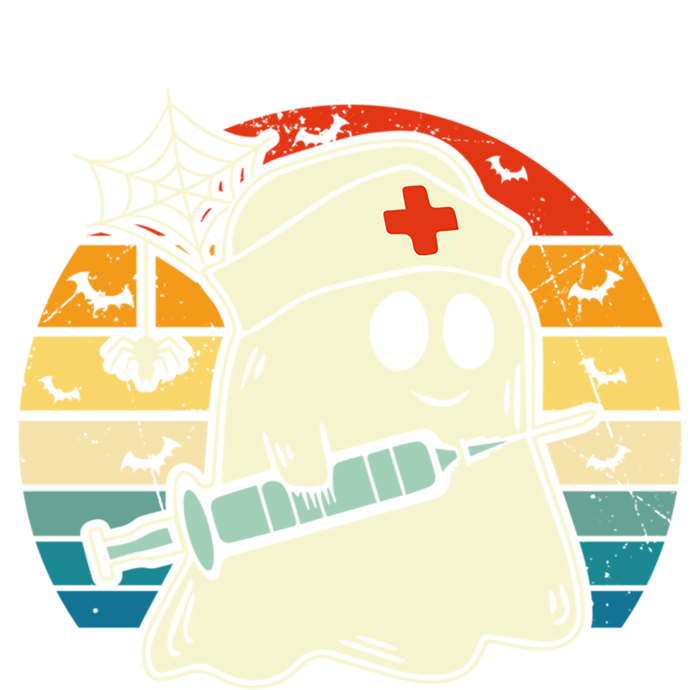 Halloween Nurse Ghost Scrub Nursing Cute Cool Gift T-Shirt