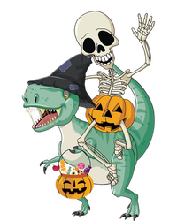 Halloween Skeleton Dinosaur Gift Pumpkin TRex Gift Long Sleeve Shirt