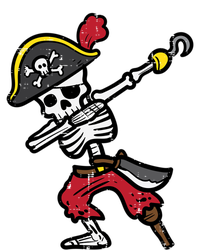 Halloween Skeleton Pirate Dab Costume Cute Gift T-Shirt