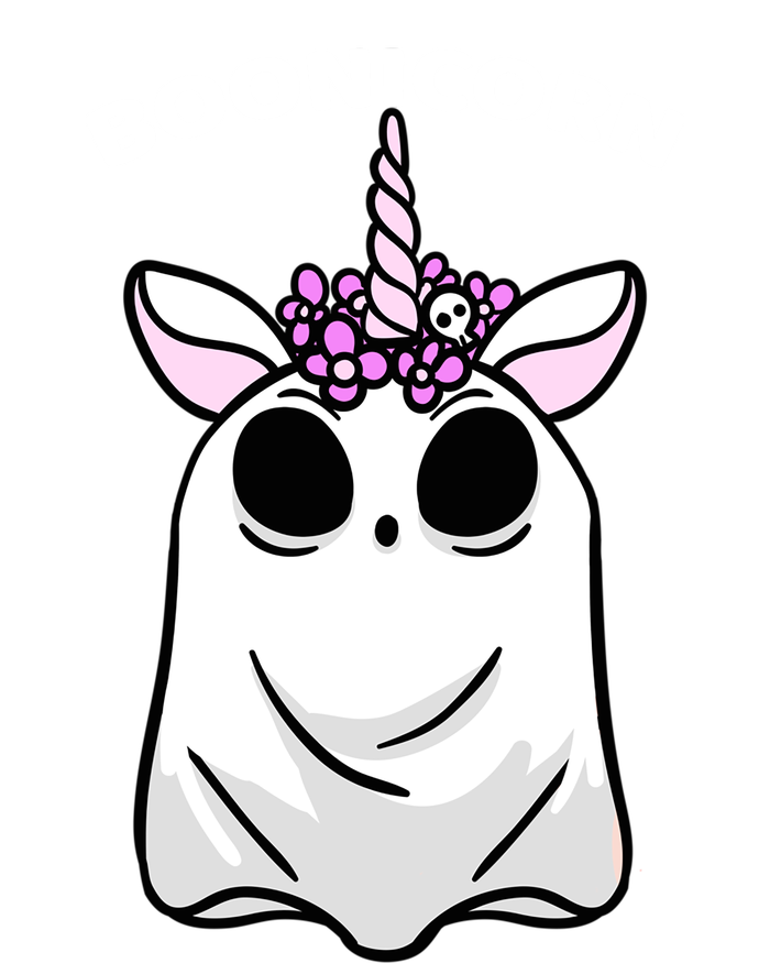 Halloween Spooky Unicorn Boonicorn Ghost Funny Scary Gift Canvas