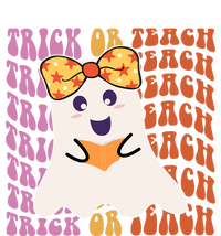 Halloween Teacher Trick Or Teach Cute Ghost Reading Book Funny Gift Kids Long Sleeve Shirt