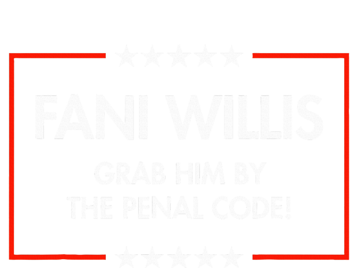 Fani Willis Grab Him By The Penal Code Striped Beanie with Solid Band