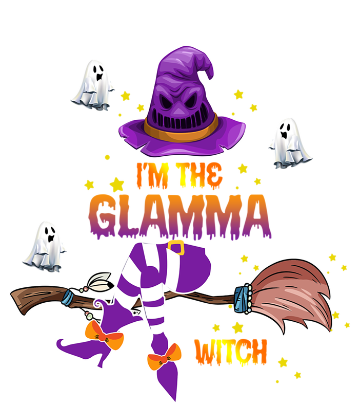 I Am The Glamma Witch Grandma Gift Tall Long Sleeve T-Shirt