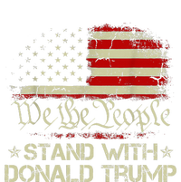 We The People Stand With Donald Trump 2024 American Flag Women’s Perfect Tri Rocker Tank