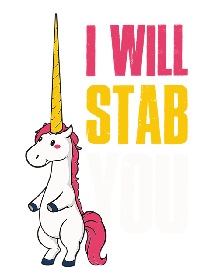 I Will Stab You Unicorn Cool Gift Hoodie