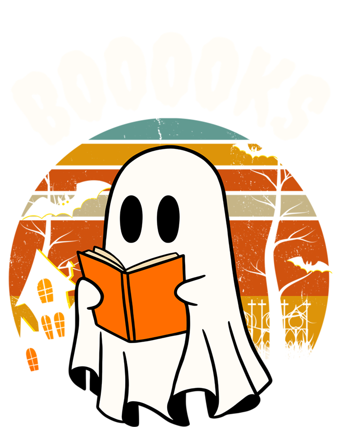 Lazy Halloween Teacher Library Booooks Ghost Reading Books Gift T-Shirt