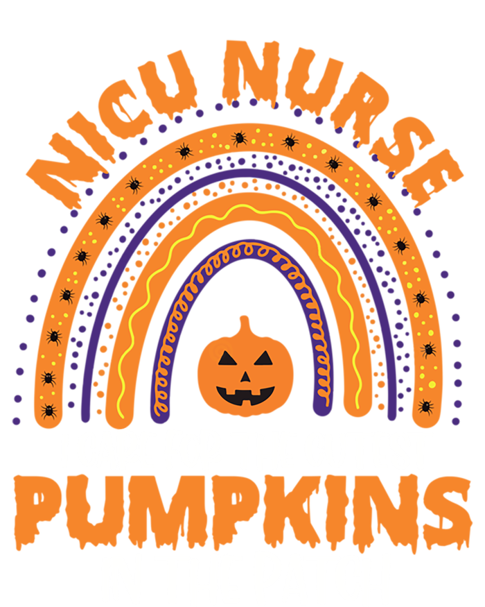 Nicu Nurse Halloween Rainbow Cutest Pumpkins In The Patch Gift T-Shirt