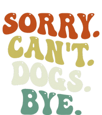 Funny Sorry Cant Dog Bye Groovy Style Women's Perfect Tri Rocker Tank