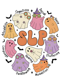 Speech Therapy SLP Ghost Spooky Cute Halloween Toddler Fine Jersey T-Shirt