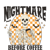 Skeleton Nightmare Before Coffee V-Neck T-Shirt