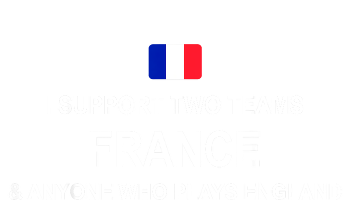 I Support Two Team France And Anyone Who Plays England Snapback Five-Panel Rope Hat