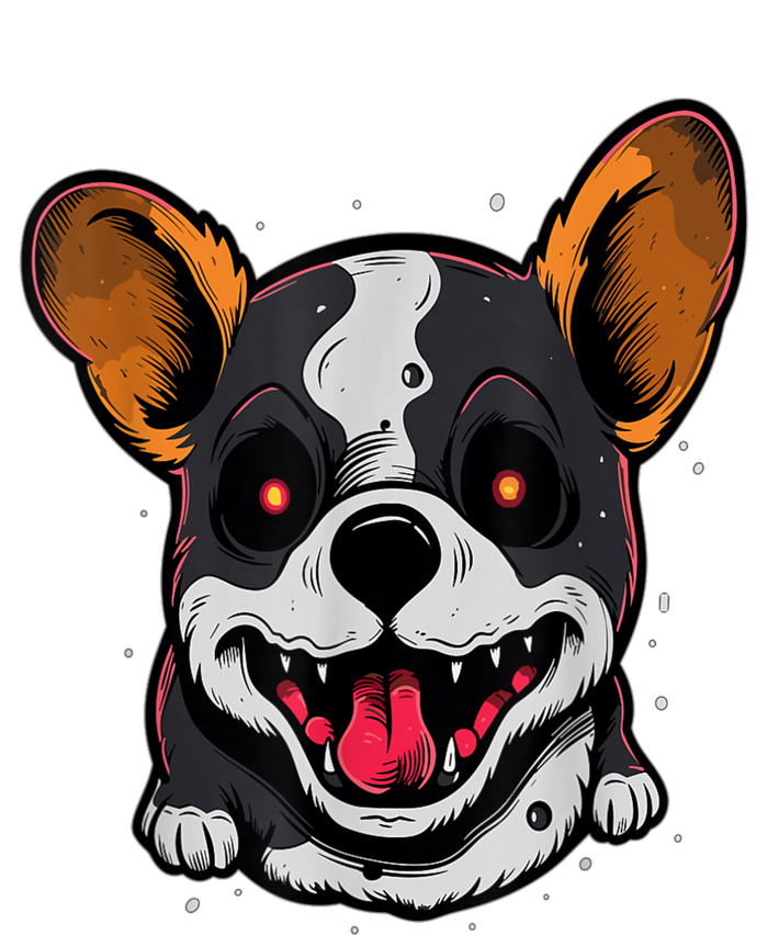 Spooky Dog Halloween Puppy Lover Spooky Zombie Dog Halloween Corgi Costume Funny T-Shirt