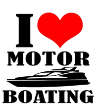 I Love Motor Boating Funny Boating Cool T-Shirt