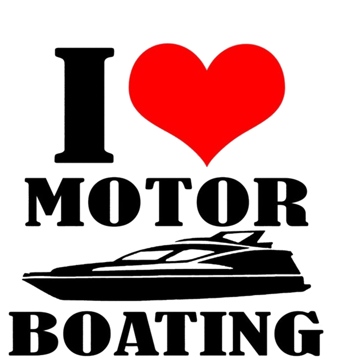 I Love Motor Boating Funny Boating Cool T-Shirt