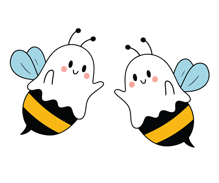 Boo Bees Couples Halloween Costume Funny Meaningful Gift Tie Dye Hoodie