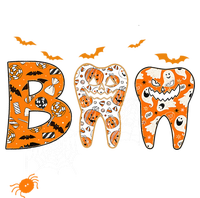 Boo Spooky Dentist Halloween Teeth Pumpkin Dental Hygienist Gift T-Shirt