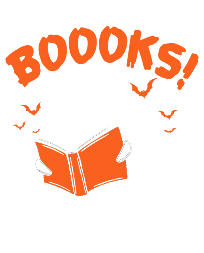 Boooks Moon Ghost Reading Halloween Bookworm Librarian Book Gift Ladies Essential Tank