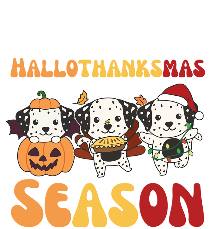 Dalmatian Christmas Halloween Tis The Hallothanksmas Cool Gift Toddler Hoodie