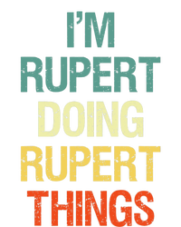 IM Rupert Doing Rupert Things Personalized First Name Gift Valucap Bio-Washed Visor