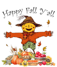 Happy Fall Yall Scarecrow Pumpkin Thanksgiving Halloween Premium Crewneck Sweatshirt