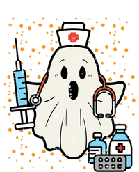 Halloween Nurse Ghost Boo Nursing Scrub Top Costume Cute Gift Tote Bag