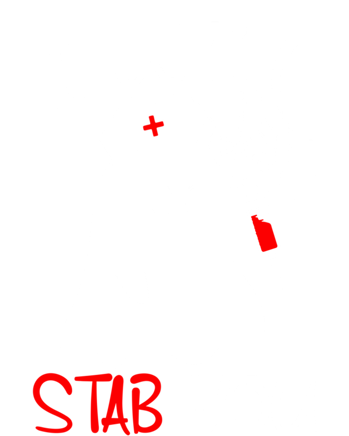 I Will Stab You Gift Funny Ghost Halloween Nurse Gift Tall Sweatshirt