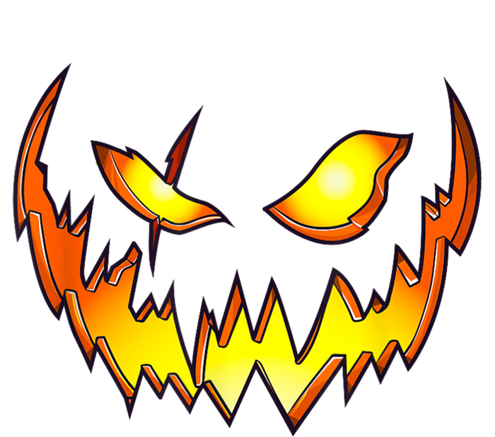 Scary Halloween Costume Pumpkin Face Jack O Lantern T-Shirt