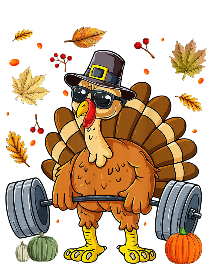 Turkey Deadlift Fitness Weightlifting Thanksgiving Day T-Shirt