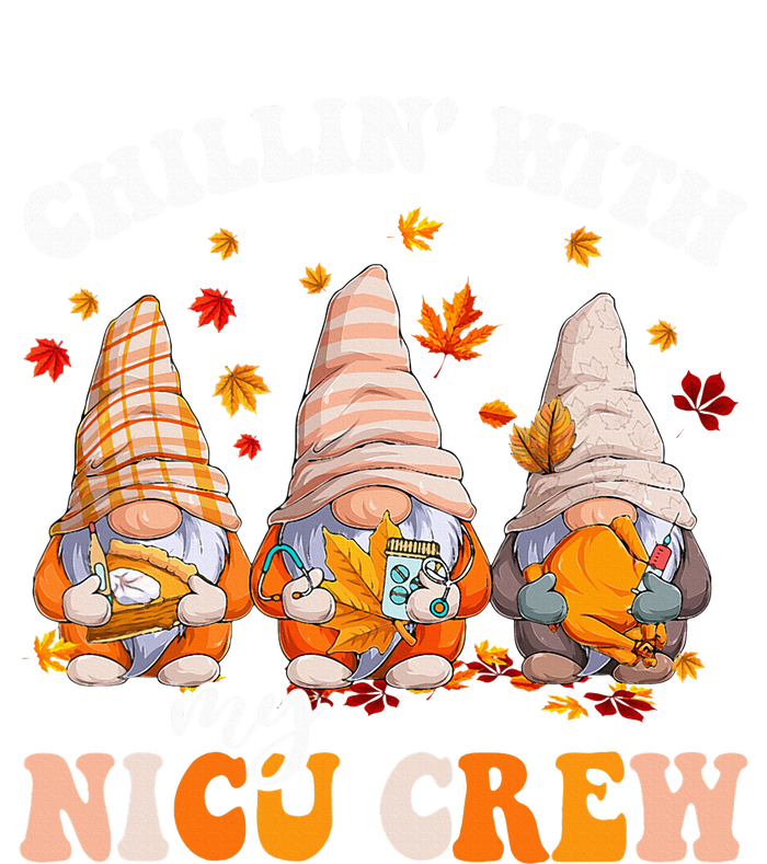 Chillin' With My Gnomies NICU Crew Fall Vibes Autumn Season  T-Shirt