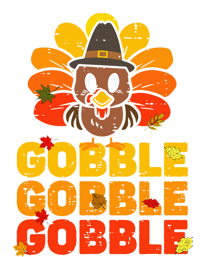 cute gobble gobble turkey thanksgiving day  T-Shirt