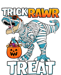 Funny Trick Rawr Treat Dinosaur Pumpkin Candy Trex Halloween Meaningful Gift Striped Beanie with Solid Band