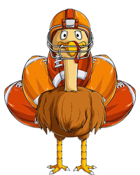 Funny Thanksgiving Football  Turkey  Sustainable Knit Beanie