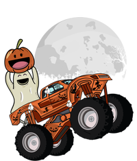 Halloween Ghost Riding Monster Truck Cool Gift Kids Tie-Dye T-Shirt