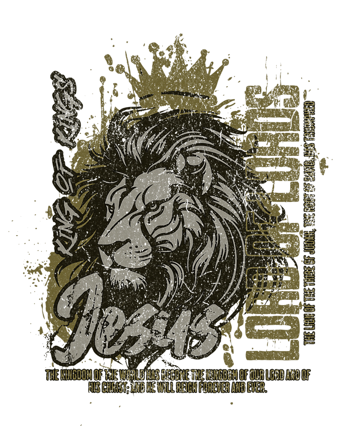 Jesus Is King Of Kings Jesus Lion Of Judah Christian Lion T-Shirt